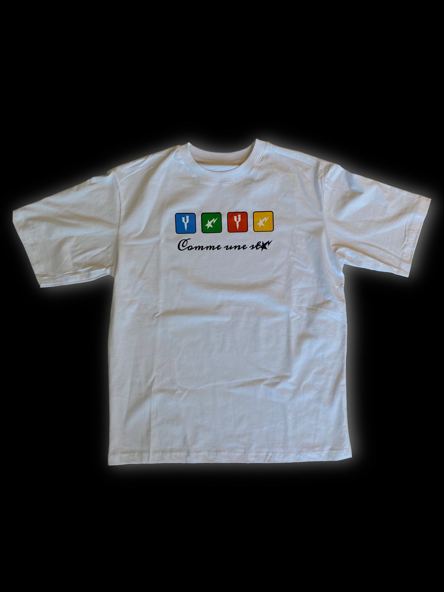 T-SHIRT WHITE COMME UNE STAR